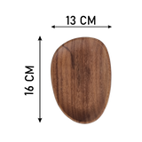 Hard Wood Snack Plate - Small (7279227797683)