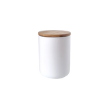 Ceramic Storage Jar- White - 800 ml (6891782963379)
