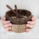 Coconut Bowls Set with Spoons (6854422659251)