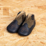 Baby Booties - First Step - Marine Olive (6147317039283)