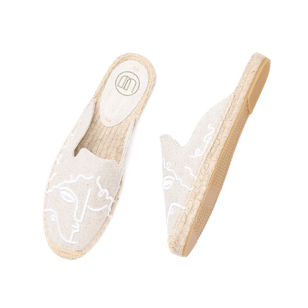 Espadrilles Slippers - Picasso- Natural (6199656775859)