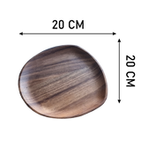 Hard Wood Plate (7279333179571)