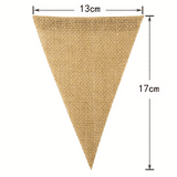 Party Flag Garland - Natural Jute (6249747251379)