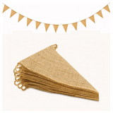 Party Flag Garland - Natural Jute (6249747251379)