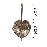 Golden Brass Drop Earrings (7294394073267)