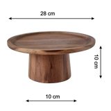 Hard Wood Cake Stand - Medium (6829065371827)