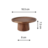 Hard Wood Cake Stand - Medium (6829065371827)