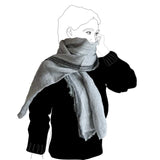 ODESA Scarf - Blue Light Grey (6963799064755)
