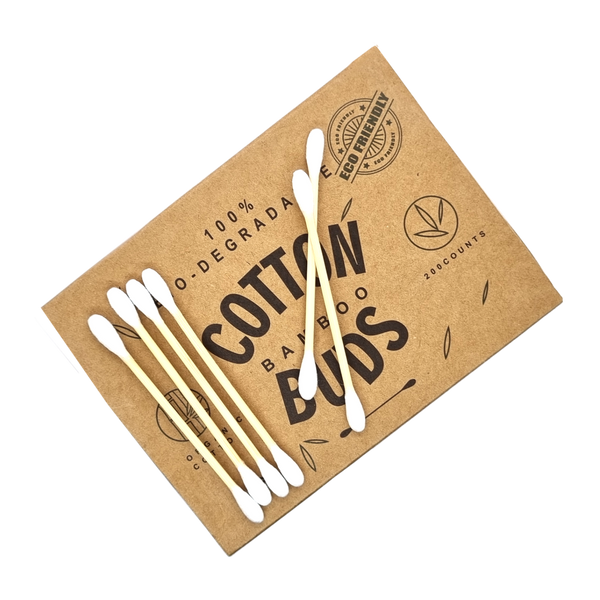 Biodegradable Bamboo and Organic Cotton Buds (6887184498867)