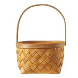 Portable Hand Woven Rattan Basket - Large (6854568378547)