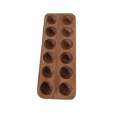 Hard wood Eggs Rack - 2 Rows - 12 holes (6852223729843)