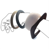 Natural Wood Bangle (7289376669875)