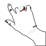 Wooden and Mother of Pearl Ring (7274903699635)