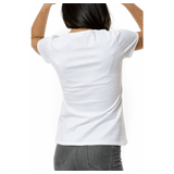 Round Neck Organic cotton T-Shirt - Women (6200841568435)