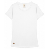 Round Neck Organic cotton T-Shirt - Women (6200841568435)