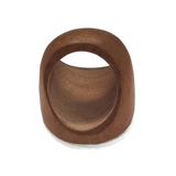 Wooden and Mother of Pearl Ring (7274903699635)