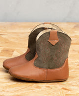 Baby Western Boots Amaury- First Step - Camel Olive (6186206199987)