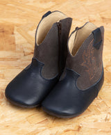Baby Western Boots Amaury- First Step - Marine Taupe (6186221273267)