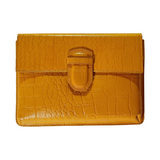 Reclaimed Leather Pouch - Saffron (8481889091932)