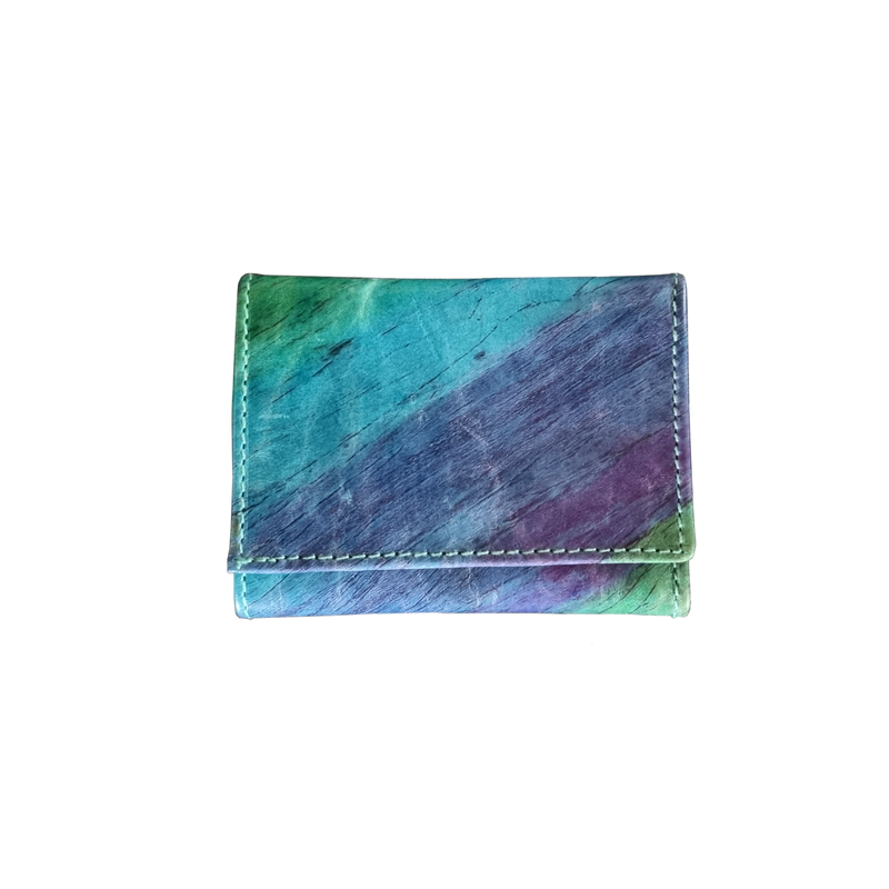 Reclaimed Leather Wallet - Brush Stroke (8499710493020)