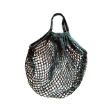 Organic Cotton - Grocery Net Bags Organic - Short Handles - Pine Tree Green (7286528508083)