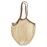 Long Handles - Organic Cotton Grocery Shopping Net - Bicolore (7315290325171)