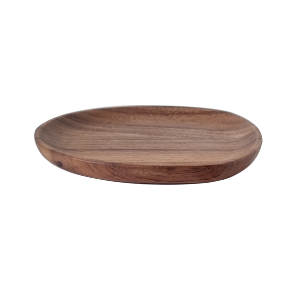 Hard Wood Snack Plate - Small (7279227797683)