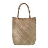 Hand Made Straw Shopping Tote (6846451974323)