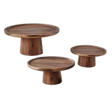 Hard Wood Cake Stand - Large (6827901452467)