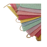 Pastel Party Flag Garland - Natural Jute (6256002105523)