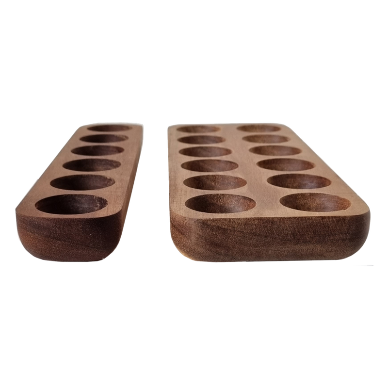 Hard wood Eggs Rack 1 Row 6 holes (6852886560947)