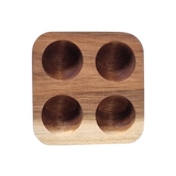 Hard wood Eggs Rack - 4 holes (6854601375923)