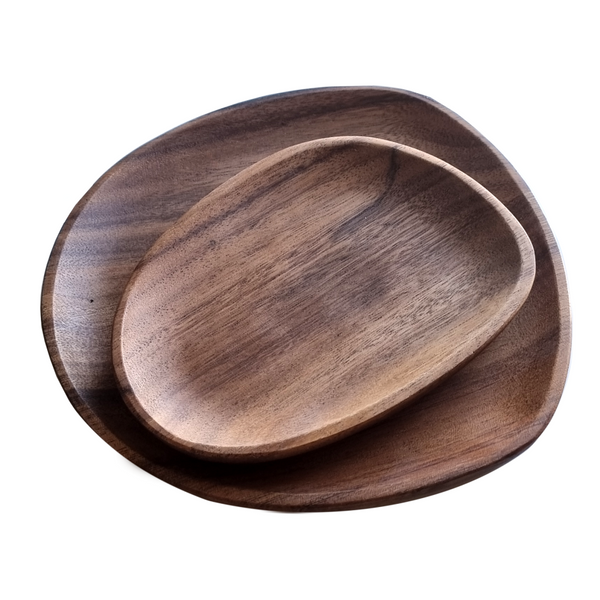 Hard Wood Plate (7279333179571)